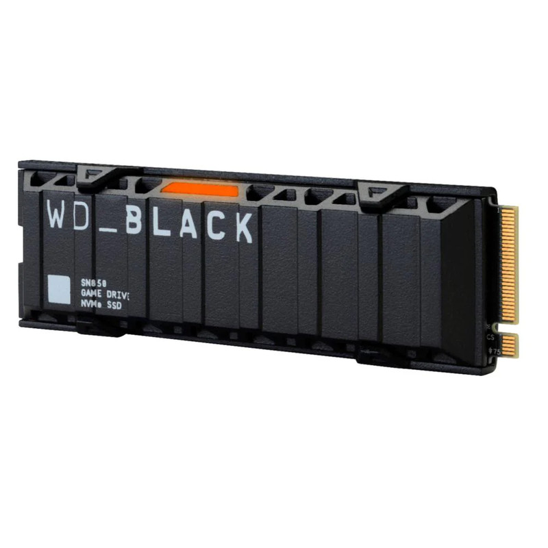 WD Black SN850 500GB Internal PCIe Gen 4x4 NVMe w/ Heatsink Gaming SSD - مساحة تخزين
